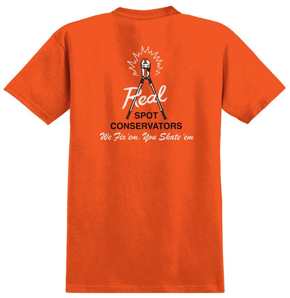 Real Spot Conservators Orange T-Shirt