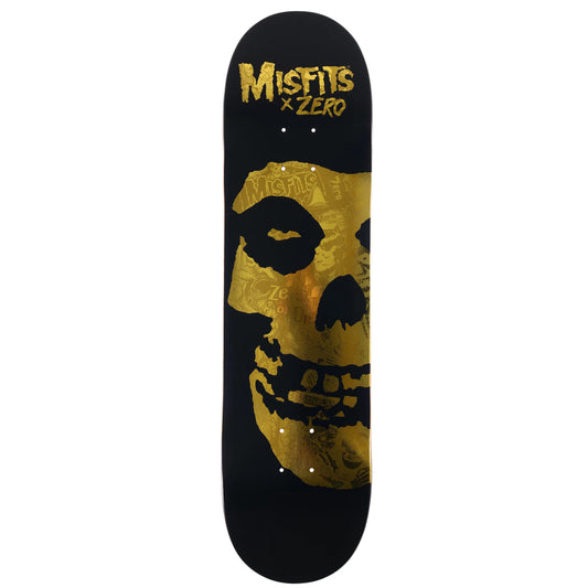 Zero Misfits Big Fiend Gold Foil 8.25" Skateboard Deck