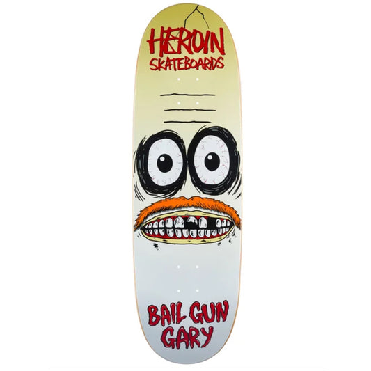 Heroin Bailgun Gary 3 Symmetrical Egg Skateboard Deck