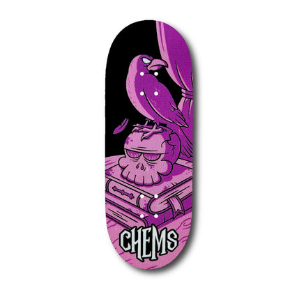 Chems “Aellixe Two Tone Raven” Fingerboard Deck