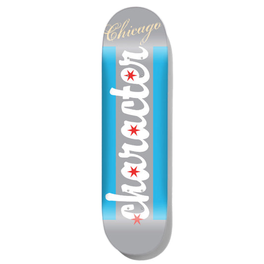 Character Chicago Script Skateboard Deck