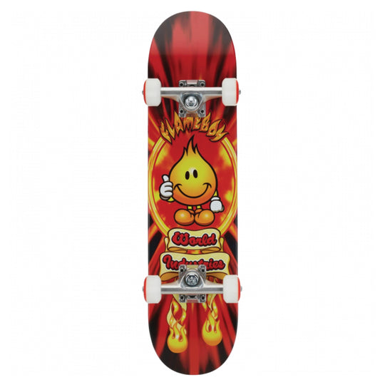 World Industries Flameboy V2 Mini Soft Top 7.0" Skateboard Complete