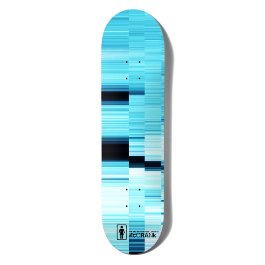 Girl McCrank Kinsey Code Twin Tail Symmetrical 8.5" Skateboard Deck