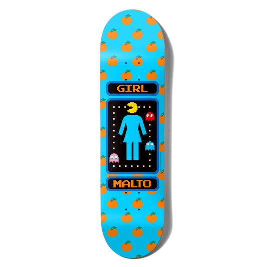 Girl Malto Pac-Man Twin Tail Symmetrical 8.5" Skateboard Deck