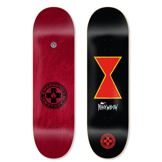 Black Label Team Black Widow 8.5" Skateboard Deck
