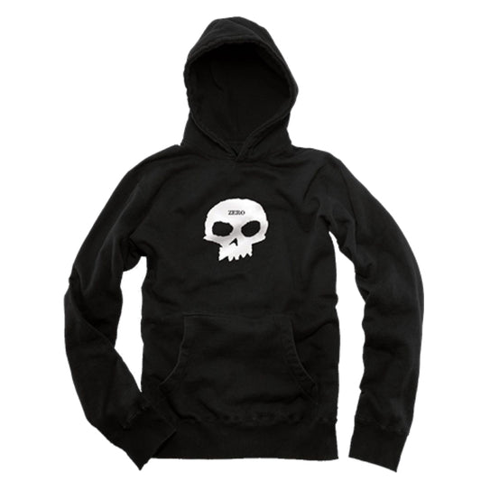 Zero Single Skull Black Hoodie