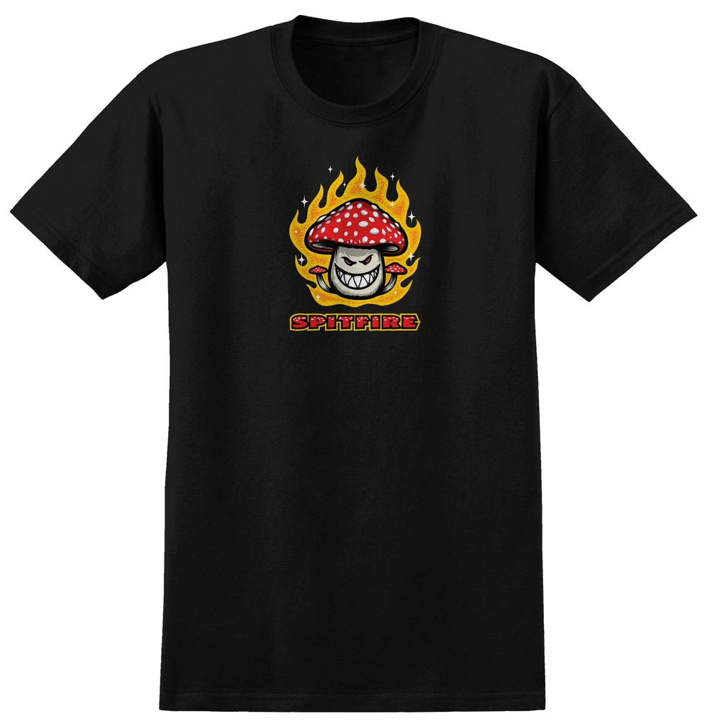 Spitfire Mushroom Bighead Black T-Shirt