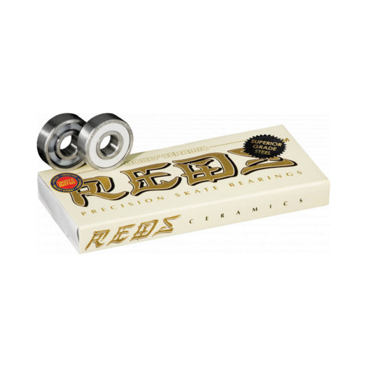 Bones Ceramic Super Reds Skateboard Bearings