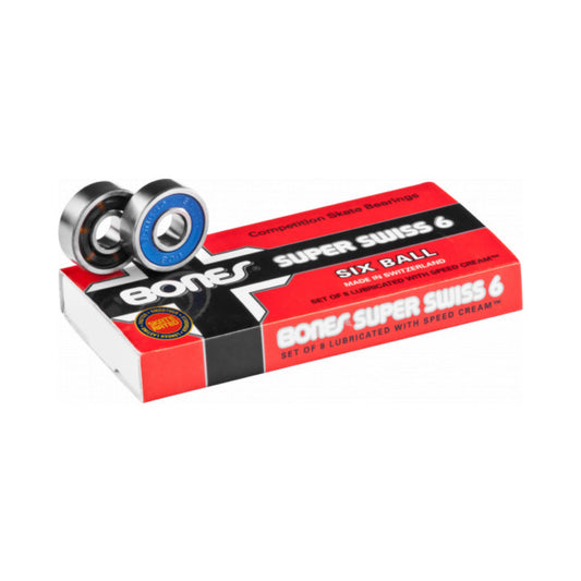 Bones Super Swiss 6-Ball Skateboard Bearings