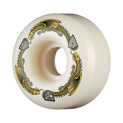 Powell Dragon Formula Yellow V3 52mm x 31mm 95a V1 Standard Skateboard Wheels