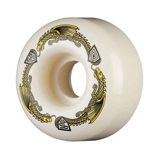 Powell Dragon Formula Yellow V3 52mm x 31mm 95a V1 Standard Skateboard Wheels