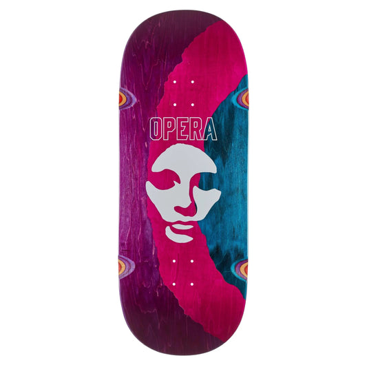 Opera Triple Torn BIG Mask Blue/Purple/Pink EX7 12.0" Skateboard Deck