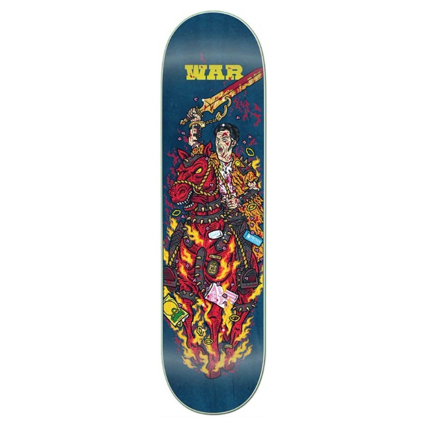 Strangelove Todd Bratrud War 8.62" (Hand Screened) Skateboard Deck