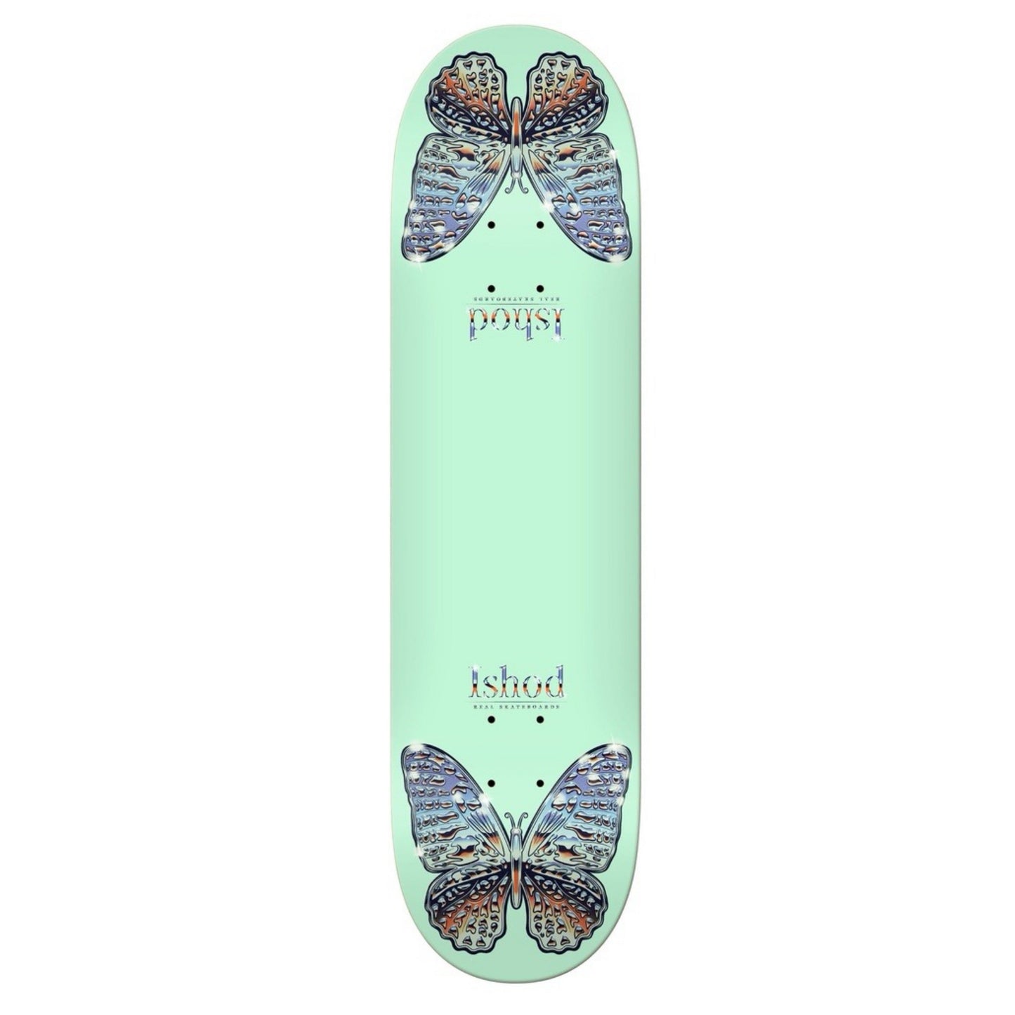 Real Ishod Mariposa Symmetrical Twin Tail 8.5" Skateboard Deck
