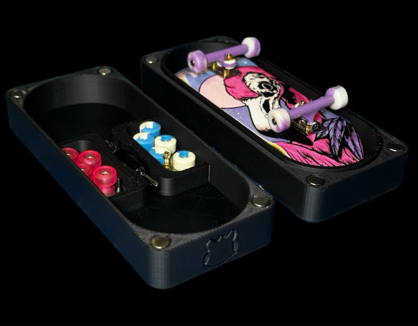 Tommy’s Tech Shop x Chems Blue/Black Fingerboard Case