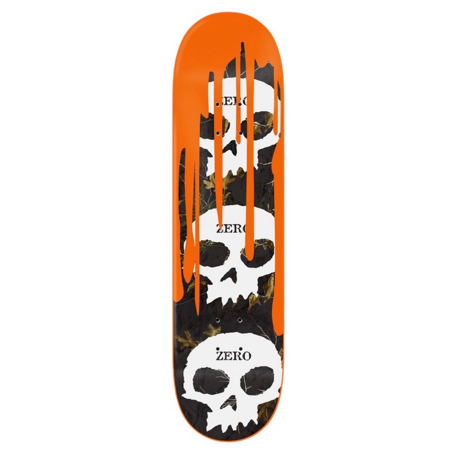 Zero Team 3 Skull Blood Real Tree 2 8.25" Skateboard Deck