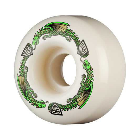 Powell Dragon Formula V1 Green 52mm x 31mm 88a Skateboard Wheels