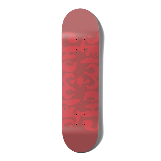 Chocolate Roberts Ink Blot Red 8.5" Twin Tail Skateboard Deck