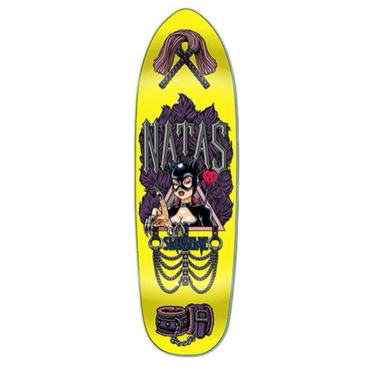 Strangelove Natas Kupas Guest Yellow (Hand Screened) 10.0" Shaped Skateboard Deck