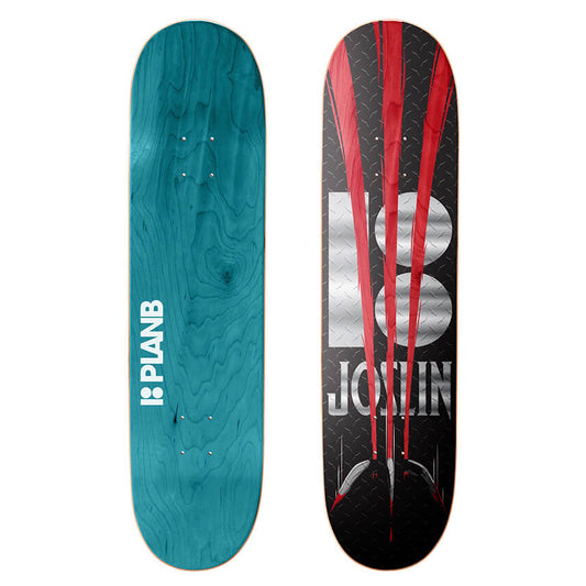 Plan B Joslin Snikt 8.375" Twin Tail Skateboard Deck (One Per Customer)