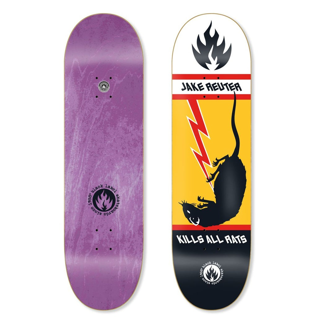 Black Label Jake Reuter Rat Kills 8.75" Skateboard Deck
