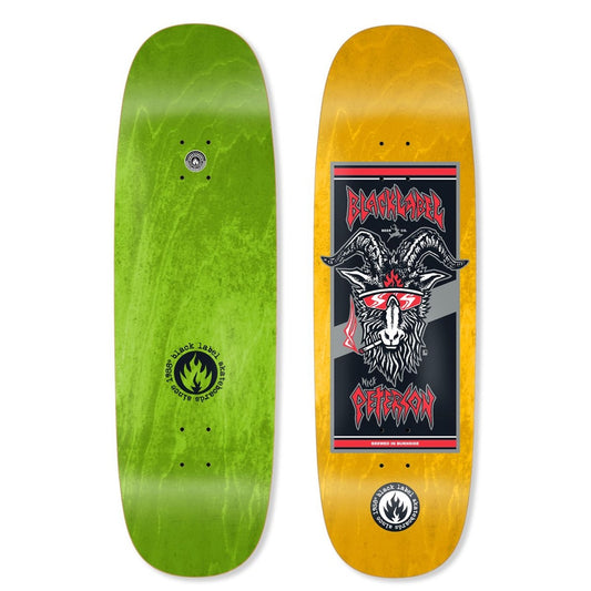 Black Label Nick Peterson Burnside Brew 9.5" Tugboat Shaped Skateboard Deck