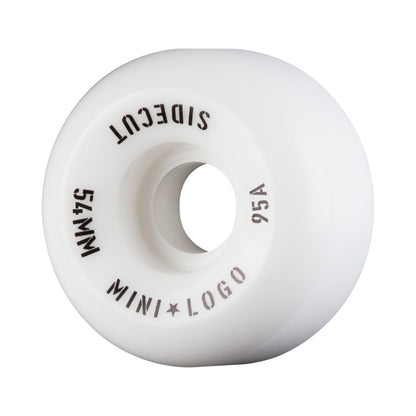Mini Logo Hybrid Sidecut White 95a Skateboard Wheels (CHOOSE SIZE)