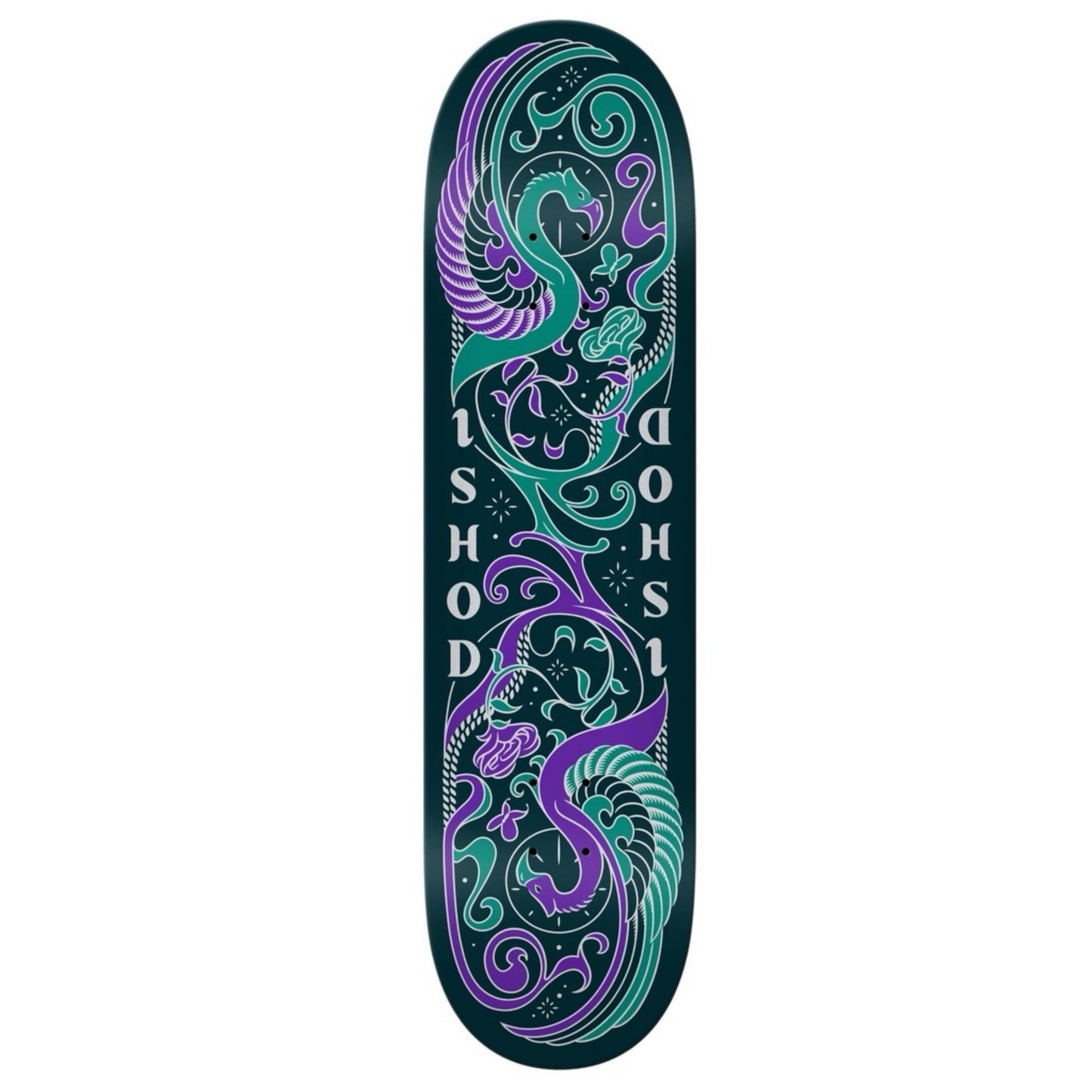 Real Ishod Ishod Illuminated Symmetrical Twin Tail 8.0" Skateboard Deck