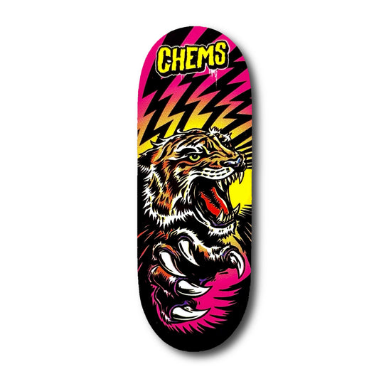 Chems Faded “Tiger” Fingerboard Deck