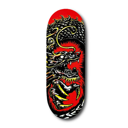 Chems Red “Black Dragon” Fingerboard Deck