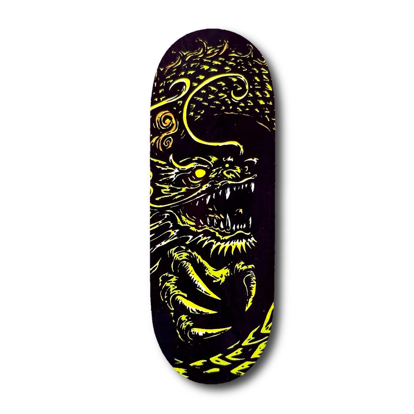 Chems Black “Black Dragon” Fingerboard Deck