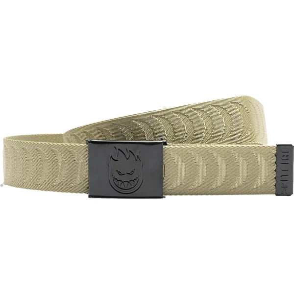 Spitfire Bighead Fill Crescent Tan/Black Jacquard Belt