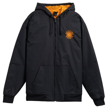 Spitfire OG Classic Nylon Black/Orange Hooded Jacket (Choose Size)