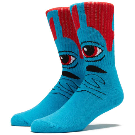 Toy Machine Hug Sect Red/Blue Socks