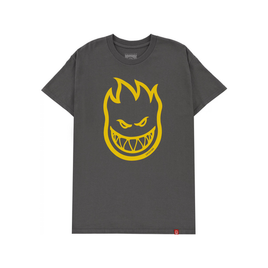 Spitfire Bighead T-Shirt Grey/Gold