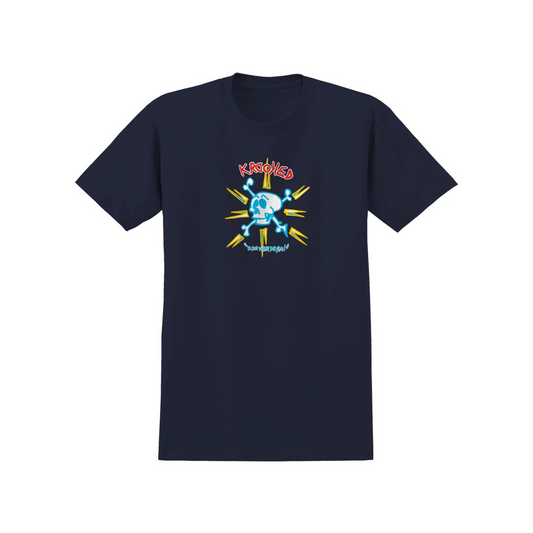 Krooked Style T-Shirt Navy