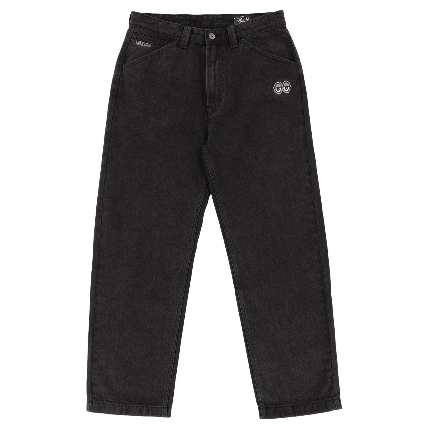 Krooked Eyes Denim Twill Jeans Black