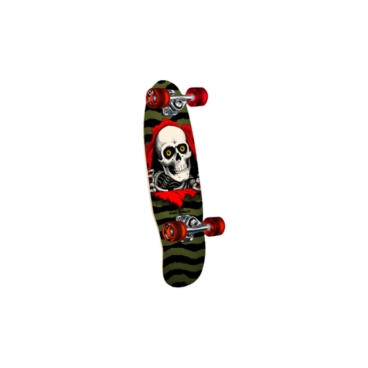 Powell Micro Ripper Olive Skateboard Complete