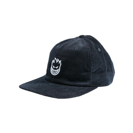 Spitfire Lil Bighead Black Corduroy Snapback Hat