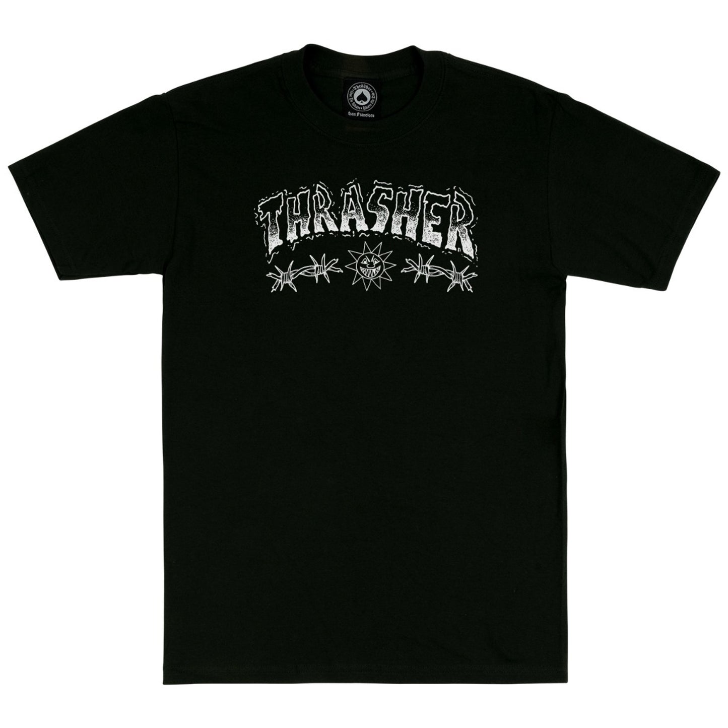 Thrasher Barbed Wire T-Shirt Black