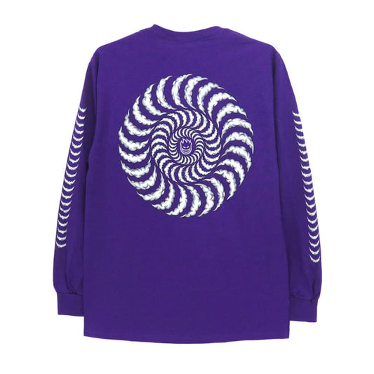 Spitfire Smoke Classic Long Sleeve T-Shirt Purple