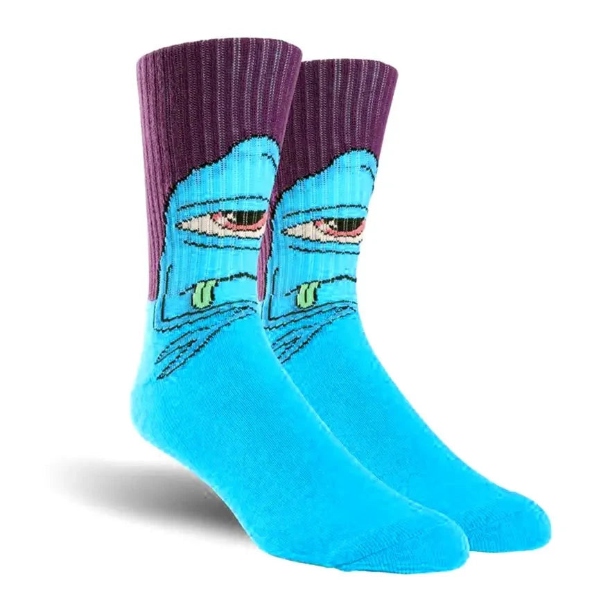 Toy Machine Bored Sect Blue/Purple Socks