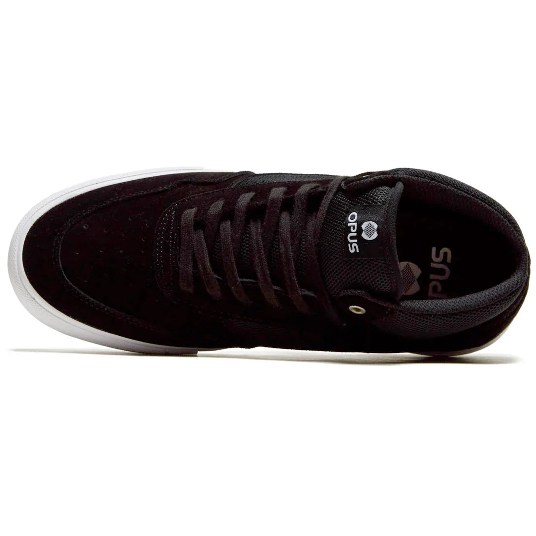 Opus Standard Mid Black/White Skateboard Shoes