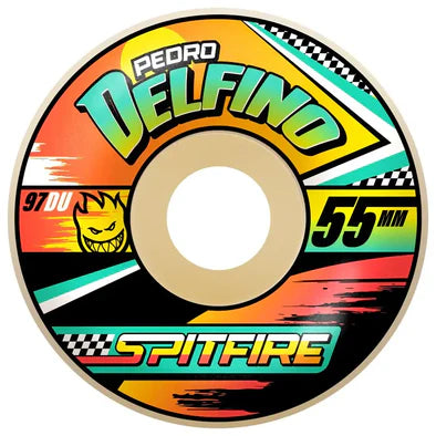 Spitfire Formula Four Radials 55mm 97d Pedro Delfino Skateboard Wheels