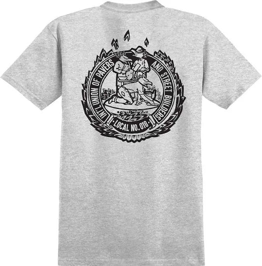 Anti-Hero Union 18 Eagle Pocket T-Shirt Grey