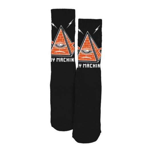 Toy Machine Pyramid Black Socks